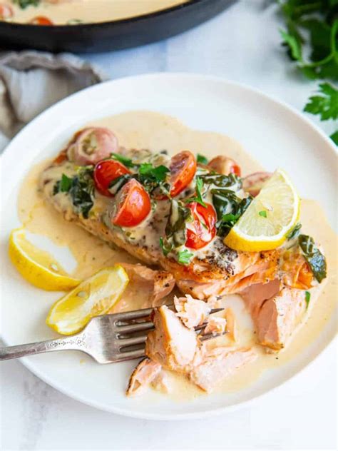 Tuscan Salmon Recipe The Cookie Rookie