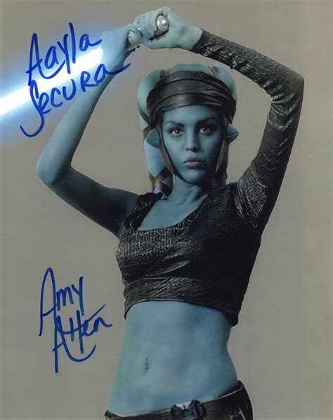 At Auction Star Wars Revenge Of The Sith Actress Amy Allen Signed 8x10