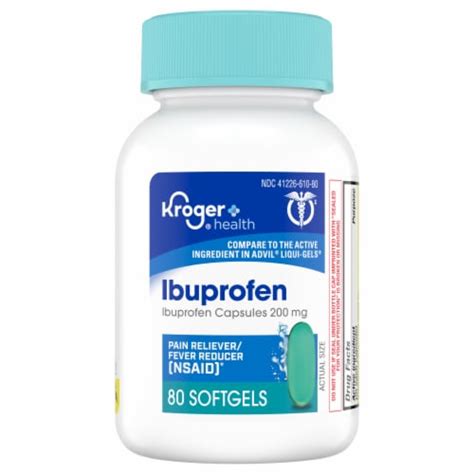 Kroger Health Ibuprofen Mg Softgels Ct Fred Meyer