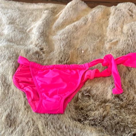 Victoria S Secret Swim Victoria Secret Swim Hot Pink Bottoms Size Sp Nwt Poshmark