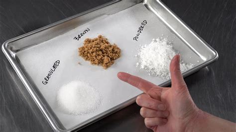 Granulated Sugars Vs Brown Sugars Vs Powdered Sugars Cake Decorating