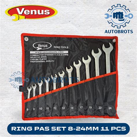 Jual VENUS Kunci Ring Pas Set 8 24 11pcs Combination Wrench Set RRT 8