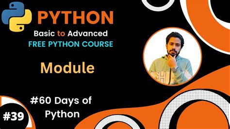 Day 39 60 Days Of Python Module In Python Bangla Tutorial YouTube