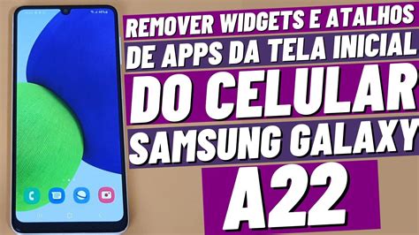 COMO REMOVER WIDGETS E ATALHOS DE APLICATIVOS DA TELA INICIAL DO