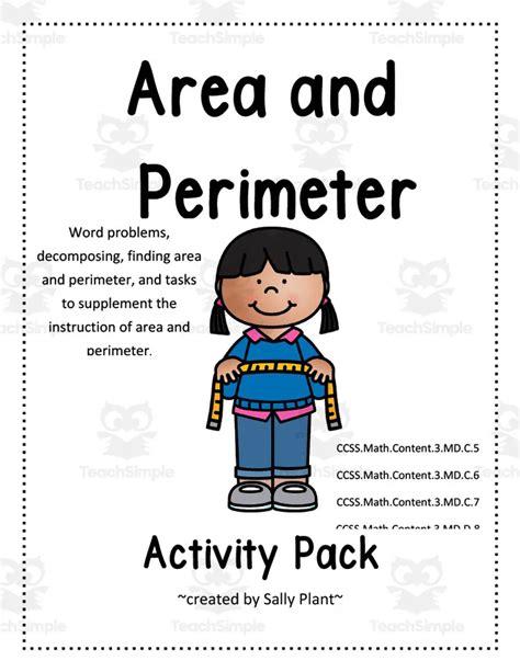 Area And Perimeter Activity Pack By Teach Simple