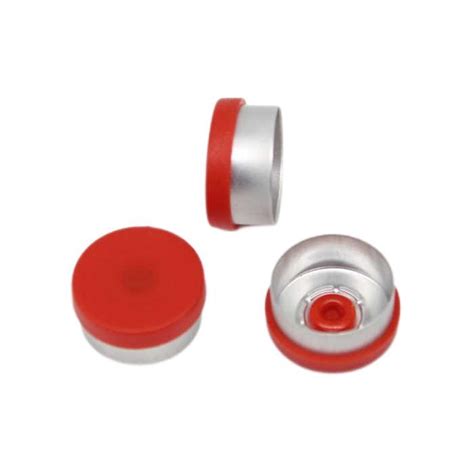 13mm 20mm 32mm Red Plane Pharmaceutical Bottle Caps Seal China Glass Bottle Aluminum Plastic