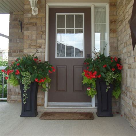 Black Planters For Front Porch Decoomo