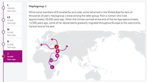 Maternal Haplogroup Map