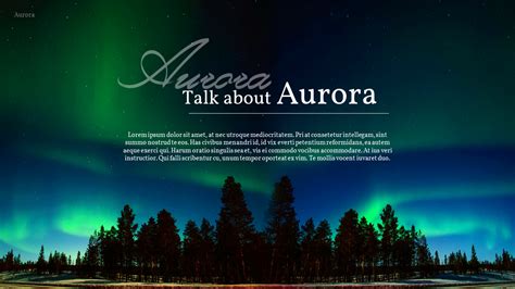 Aurora Best Ppt Design