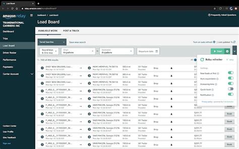 Amazon Relay Load Board 2023 Unveiling Secrets