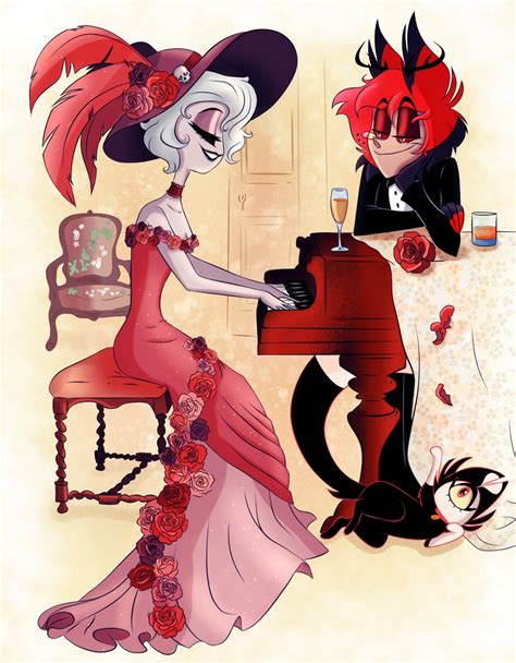 Alastorsart🌹 Comms Closed On Twitter Old Melodies🎶 I Love Their Friendship 💗 Hazbinhotel