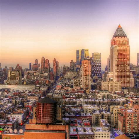 1280x1280 Resolution New York Sunset Buildings 1280x1280 Resolution