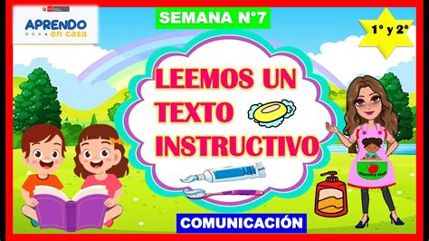 Leemos Un Texto Instructivo Aprendo En Casa Y De Mayo