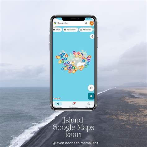 google maps kaart ijsland leven door een mama lens