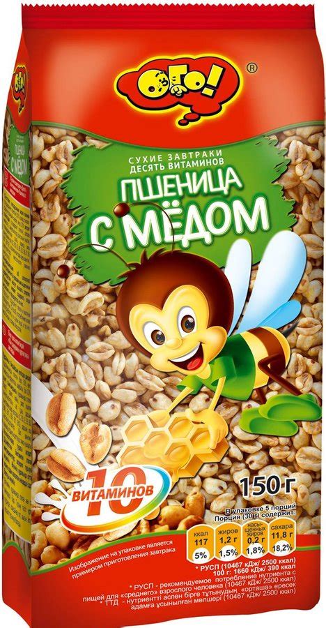 4770149202431 Пшеница с медом 150 гр