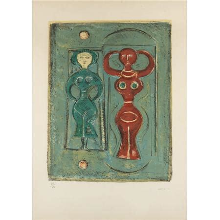 Composizione Con Due Figure By Massimo Campigli On Artnet