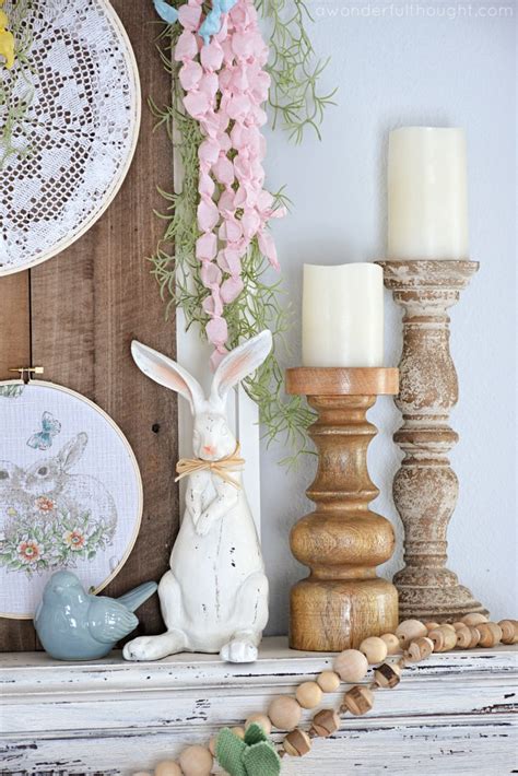 Easter Mantel Decor A Wonderful Thought