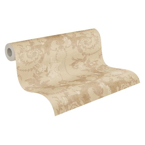 Tapete Vlies Barock Beige Gold 37648 3