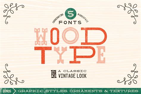 19 Best Wood Fonts Ttf And Otf Download Graphic Cloud