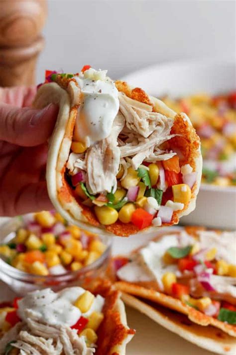 Cotija Chicken Tacos Fit Foodie Finds