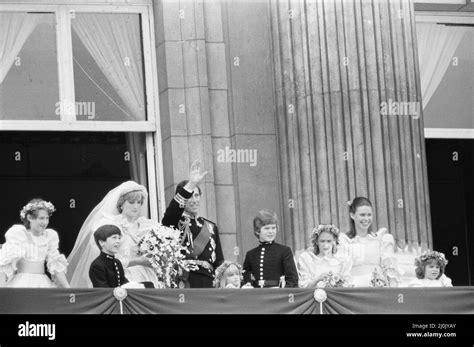 1981 Royal Wedding Balcony Black And White Stock Photos And Images Alamy