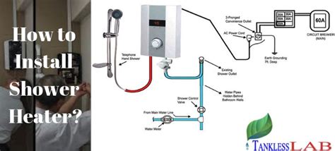 How To Install A Shower Heater Cleaning Faucets Water Pipes Plumbing Vent