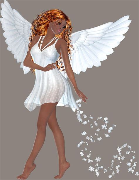 Beautiful African American Angel Girl By Marcella Ángeles Y Hadas Diosa Madre Y Ángeles