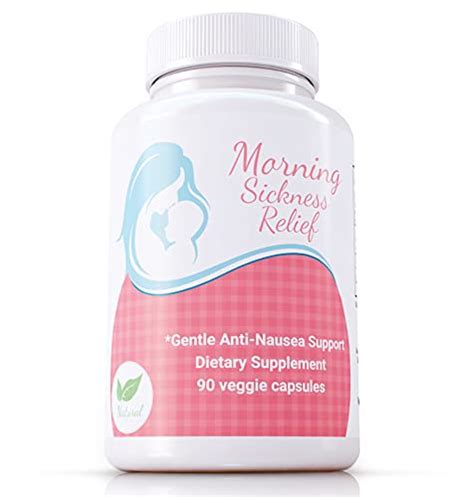 Morning Sickness Relief Vitamin B6 25mg For Pregnancy Related Nausea Plus Ginger And Zinc 90