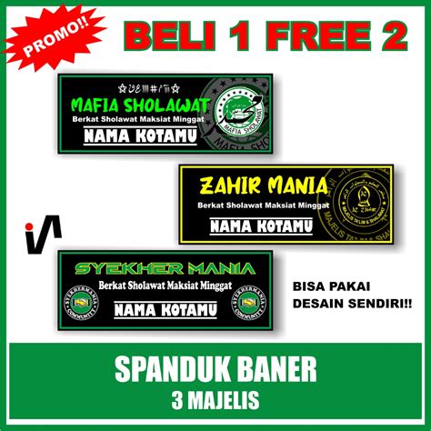 Jual Promo Beli Dapat Spanduk Banner Az Zahir Mania Mafia