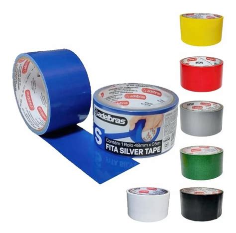 Fita Multi Uso Tipo Silver Tape Mm X M Adelbras Fita Multiuso