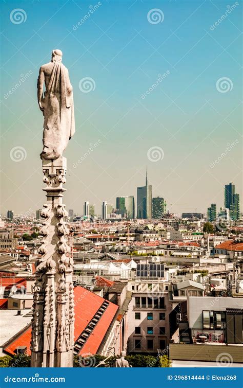 Roof Of Milan Cathedral Duomo Di Milano Editorial Stock Image Image