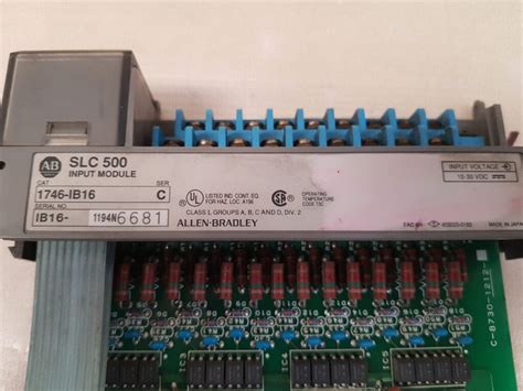 Allen Bradley Ib Input Module Slc Ser C Aeliya Marine