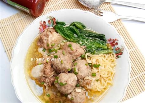 Resep Bakso Sapi Homemade Oleh Riska Dwi A Cookpad