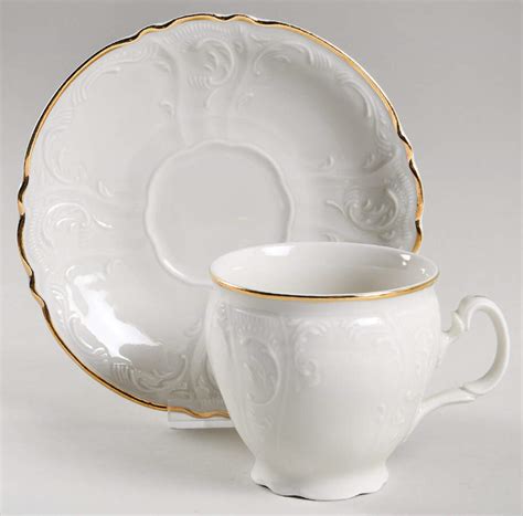 Bernadotte Ivory Footed Cup Saucer Set By Sko Replacements Ltd