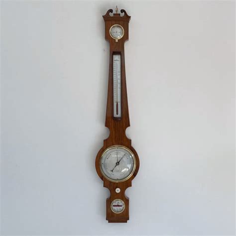 William Iv Six Inch Dial Rosewood Wheel Barometer By Francis Amadio