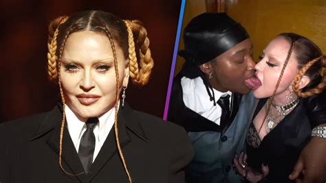 GRAMMYs Madonna TONGUE KISSES Jozzy Amid Ageist Criticism YouTube