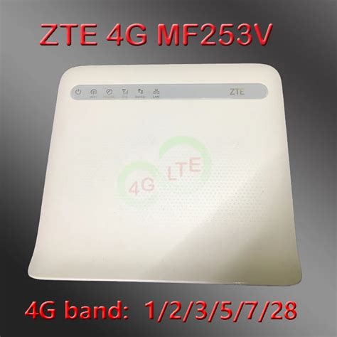 Odklenjena Zte Mf253 Mf253v Usmerjevalnik 4g Rj45 Lte Modem Wifi 4g