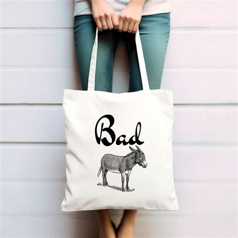 DTF Funny Bad Ass Donkey DTF Transfer Ready To Press Print Etsy