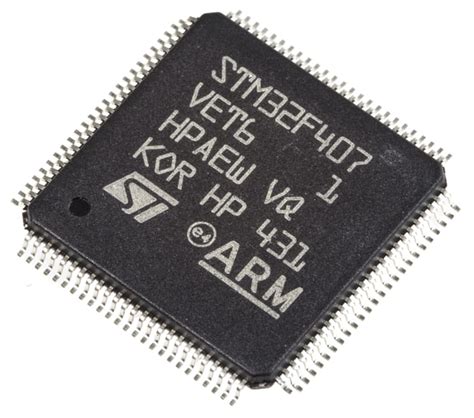 Stm32f407vet6 Stmicroelectronics Microcontrolador Stmicroelectronics Stm32f407vet6 Núcleo Arm