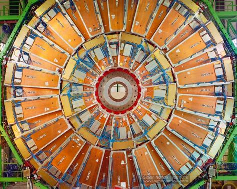 Large Hadron Collider At The Cern Laboratory In Switzerland By Simon