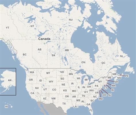 Maps: Usa Map Canada