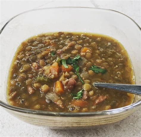 Lentil With Bacon Soup — Sam The Cooking Guy