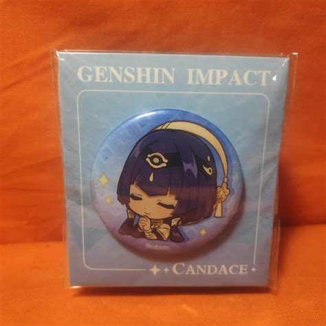 Candace Emoticon Can Badge Mm Genshin Impact Kyou Hobby Shop