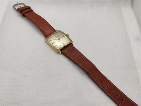 Vintage Junghans Meister Square Watch Mens Manual Winding Etsy