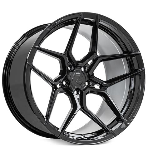 20 Staggered Rohana Wheels Rfx11 Gloss Black Flow Formed Rims Rh041 4