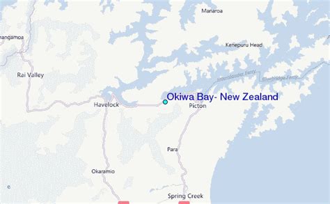 Okiwa Bay New Zealand Tide Station Location Guide