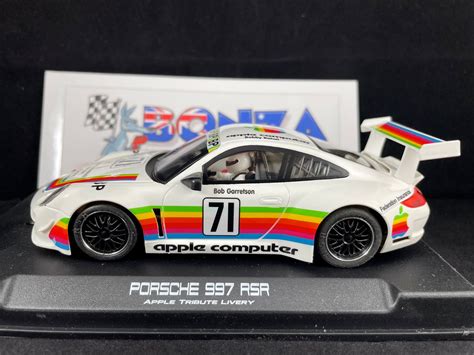 0389SW NSR PORSCHE 997 APPLE COMPUTERS 71 1 32 SCALE Bonza Slot Cars