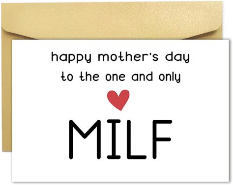 Ojsensai Happy Milf Mothers Day Card From Husband Great