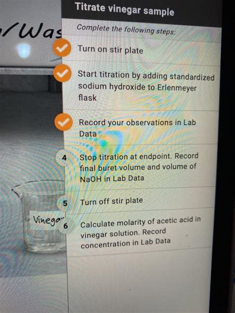 Solved Lab Data Х 20 Verify your volume measurement Verify Chegg