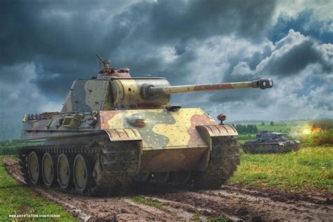 Panther Tank Artwork By Roen911 Panther Tank Panther Pictures Panther